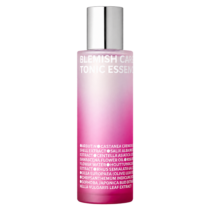 Flacon de l'Essence Tonique Éclat de la marque ISOI, soin pour la peau avec un liquide clair dans un flacon élégant