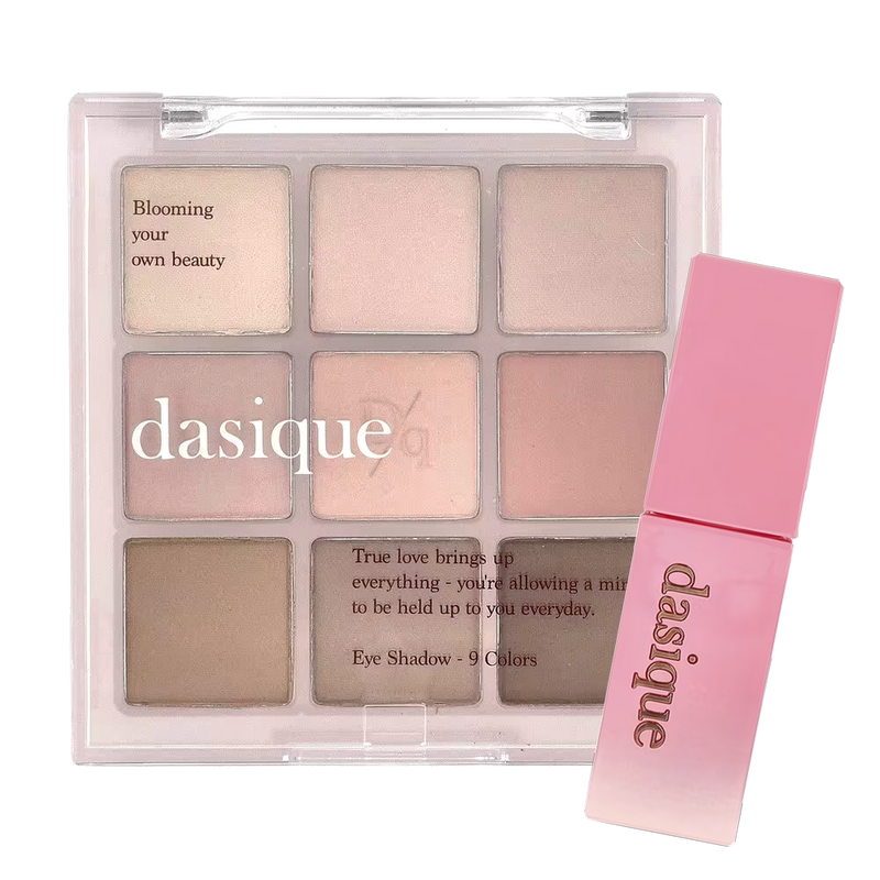Ensemble de maquillage d'été froid de la marque Dasique, comprenant des produits pour un look frais et rafraîchissant.