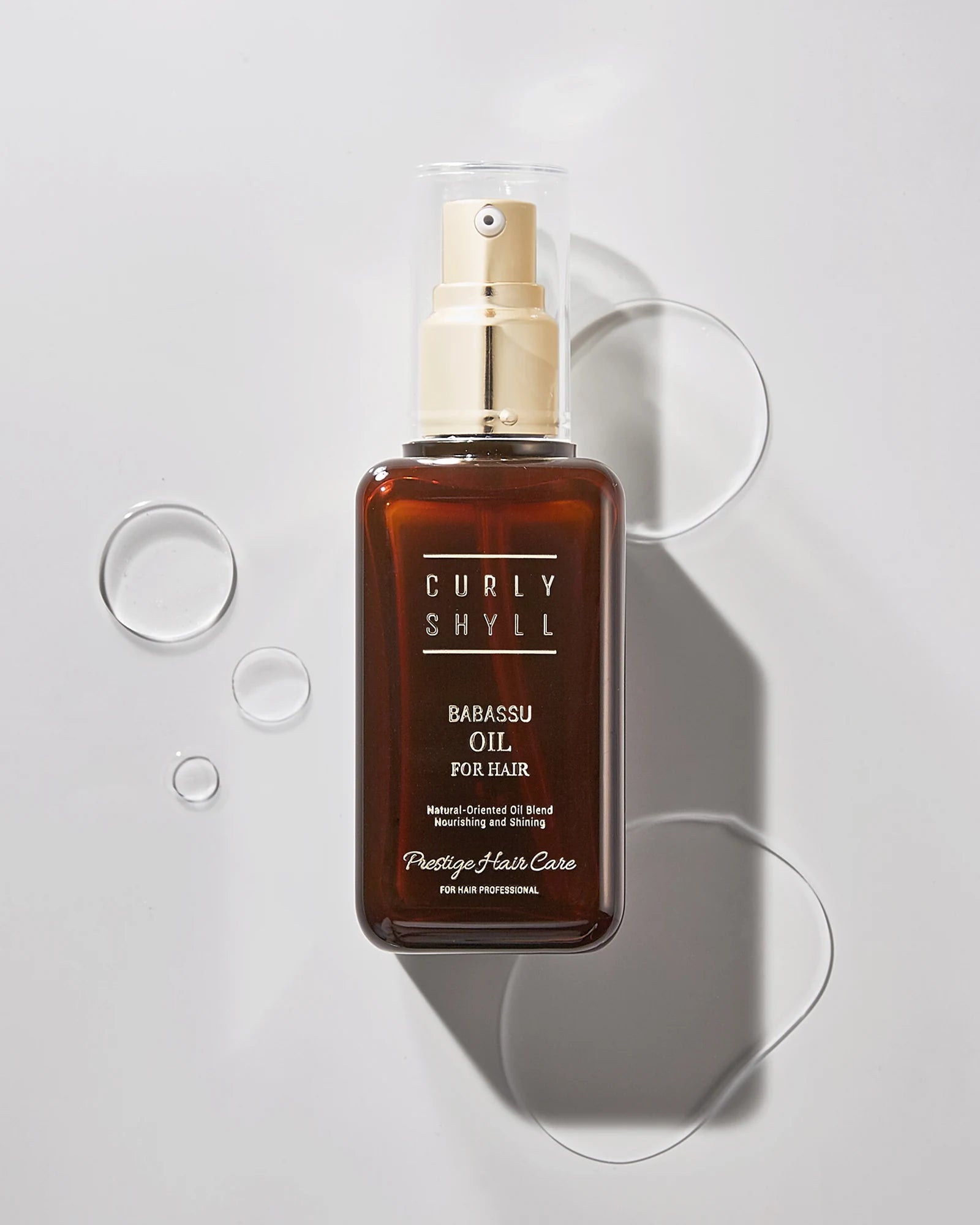 CURLYSHYLL Babassu Oil – Huile capillaire sans rinçage à l'huile de babassu