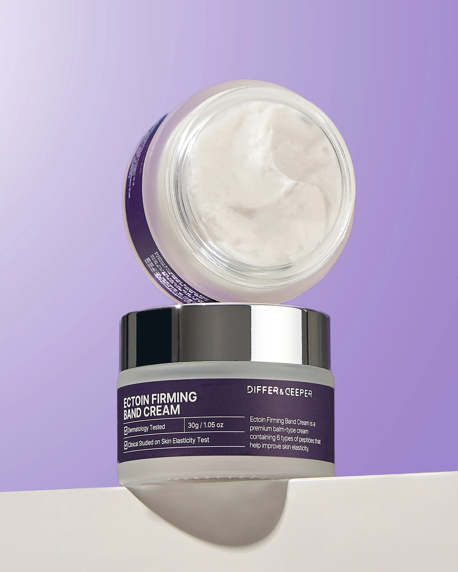 Texture du baume-crème à l'ectoïne