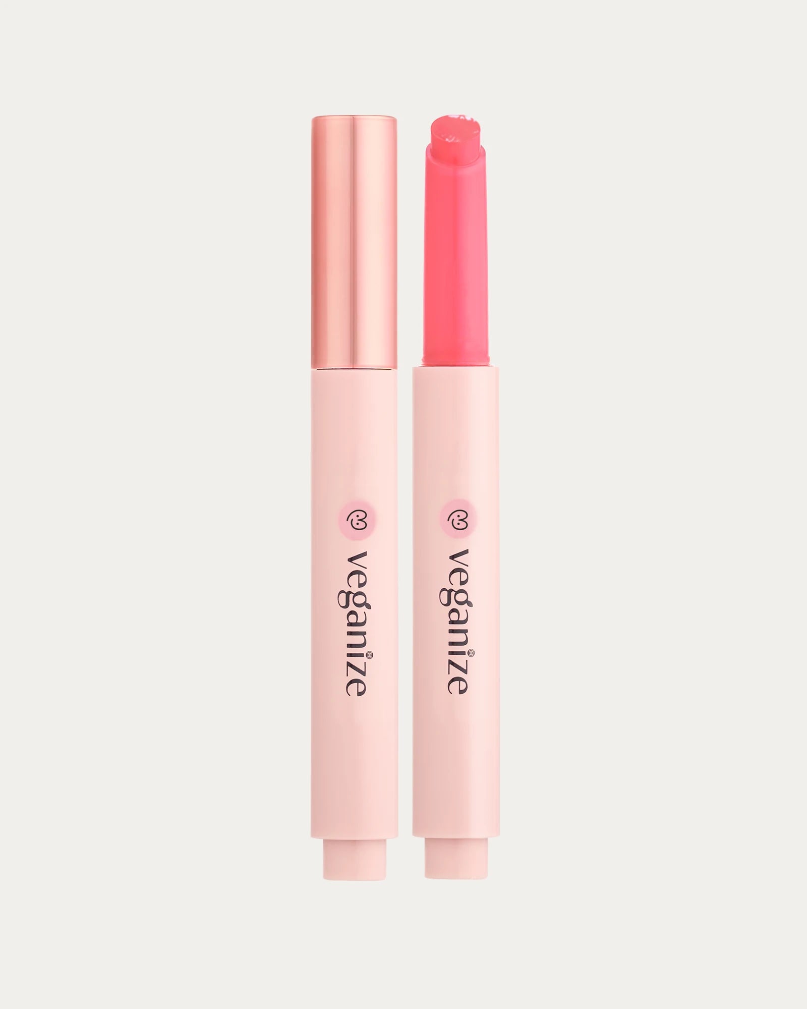 VEGANIZE Collagen Lip Glass Balm – Glossy Tinted Lip Balm, Glass Lip Finish — 03. Candy Apple