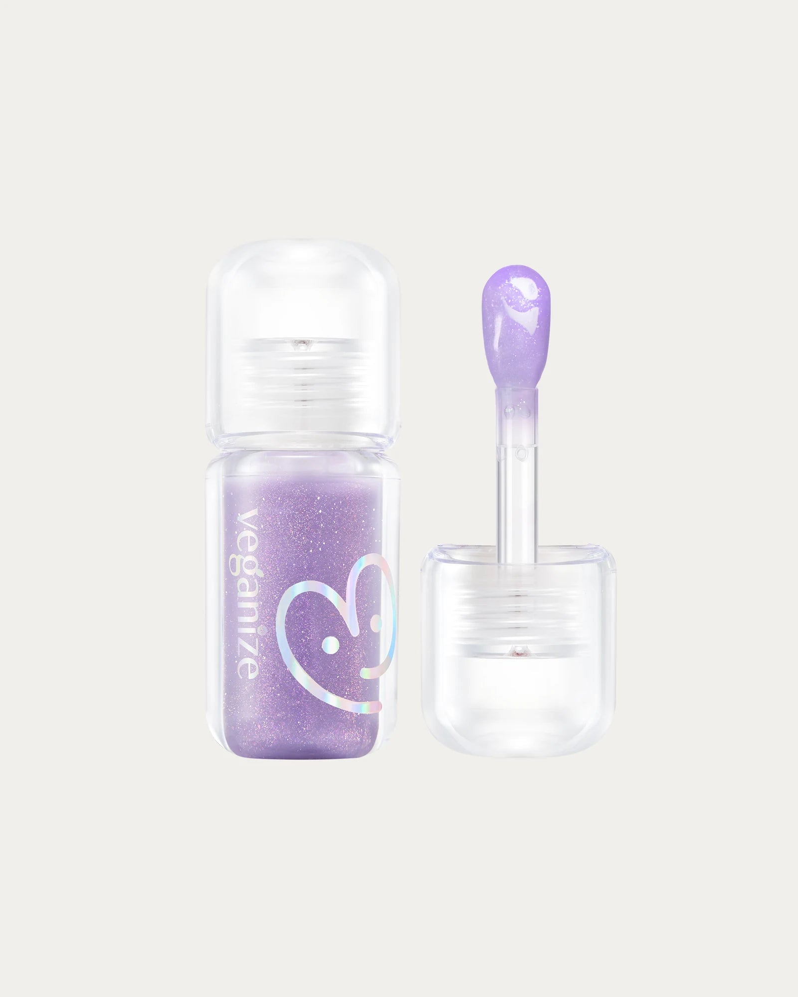 VEGANIZE 4D Jewelshine Lip Oil – Pearl Lip Gloss Oil, Shimmer Finish — 06 Midnight Plum